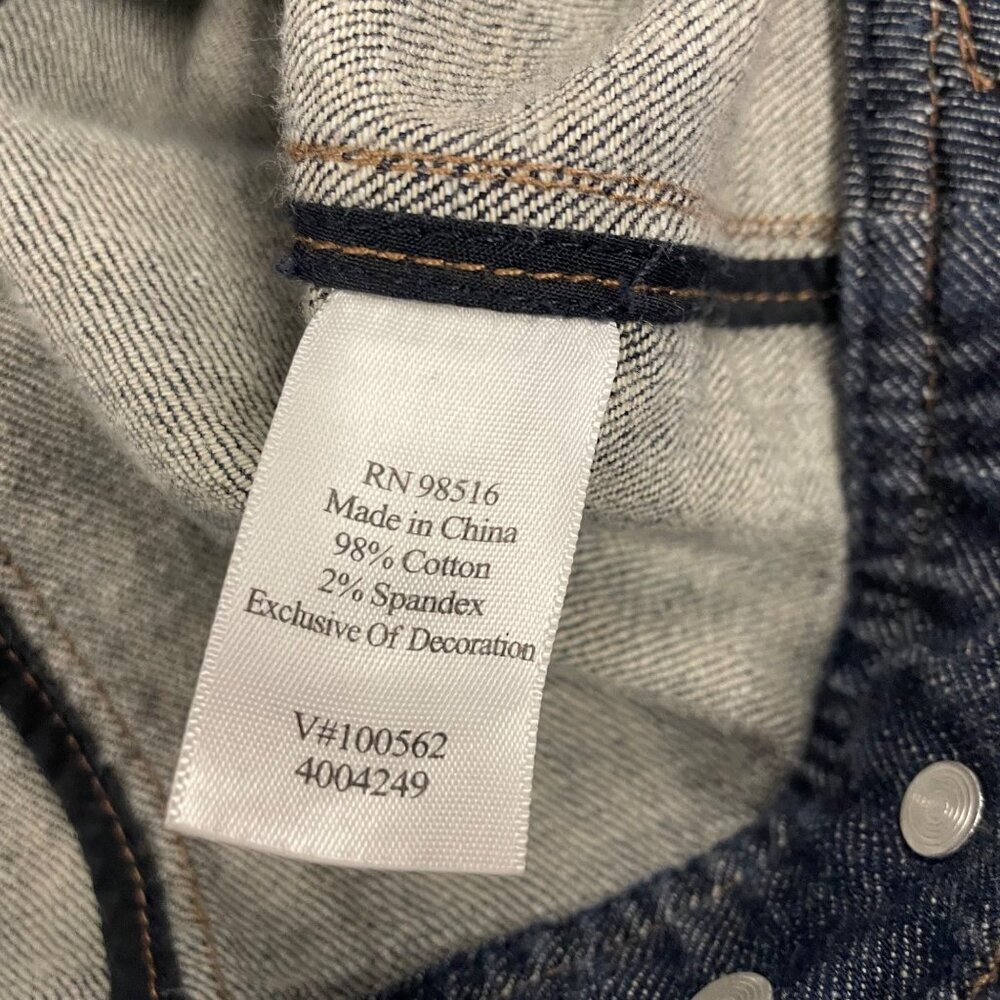Coldwater Womens Denim Jacket Embroidered/Sequined Size 6 Button Up - Picture 9 of 9